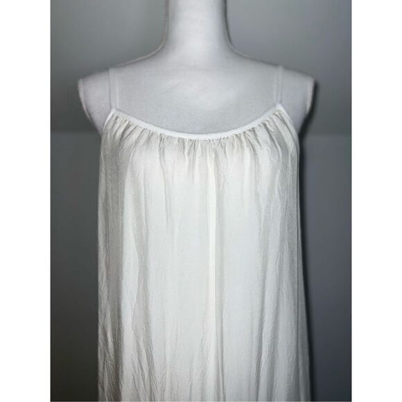 No Brand Dresses & Skirts - Women’s Ivory SILK blend Maxi Dress Boho Chic MEDIUM